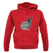 Crazy Rabbit Lady unisex hoodie