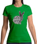 Crazy Rabbit Lady Womens T-Shirt