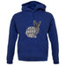 Crazy Rabbit Lady unisex hoodie