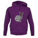 Crazy Rabbit Lady unisex hoodie