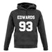 Edwards 93 unisex hoodie