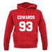 Edwards 93 unisex hoodie