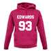 Edwards 93 unisex hoodie