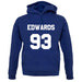 Edwards 93 unisex hoodie