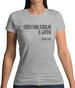 Everything Popular Is Wrong Womens T-Shirt