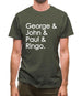 George & John & Paul & Ringo Mens T-Shirt