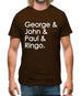 George & John & Paul & Ringo Mens T-Shirt