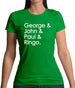 George & John & Paul & Ringo Womens T-Shirt