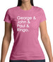 George & John & Paul & Ringo Womens T-Shirt