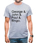 George & John & Paul & Ringo Mens T-Shirt