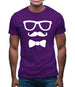 Glasses Moustache Bowtie Mens T-Shirt