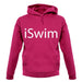 Iswim unisex hoodie