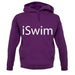 Iswim unisex hoodie