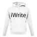 Iwrite unisex hoodie