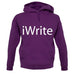 Iwrite unisex hoodie