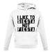 I Like To Siesta Not Fiesta unisex hoodie