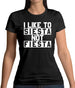 I Like To Siesta Not Fiesta Womens T-Shirt