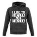 I Like To Siesta Not Fiesta unisex hoodie