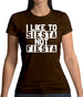 I Like To Siesta Not Fiesta Womens T-Shirt