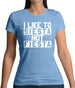 I Like To Siesta Not Fiesta Womens T-Shirt