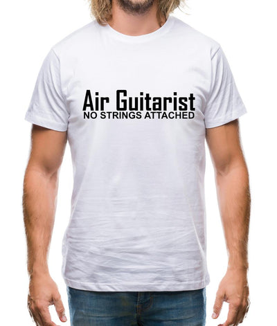 Air Guitarist - No Strings attached Mens T-Shirt