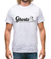 Ghosts are fake you can see right through them Mens T-Shirt