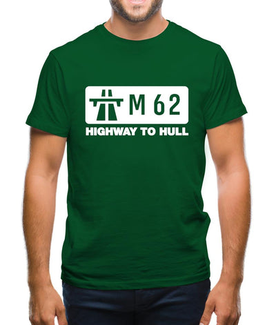 M62 Highway to Hull Mens T-Shirt