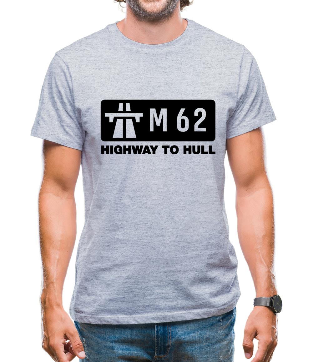 M62 Highway to Hull Mens T-Shirt