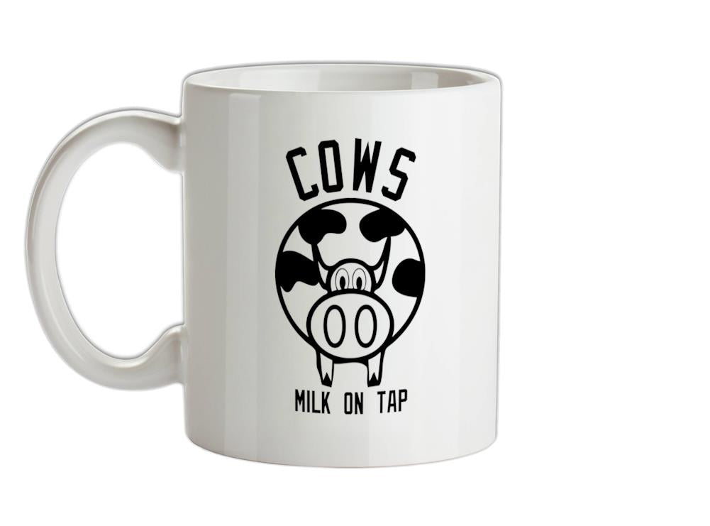 Cows Milk on Tap Ceramic Mug