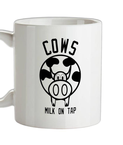 Cows Milk on Tap Ceramic Mug