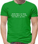 Brandy Makes You Randy, Whiskey Makes You Frisky Wine Makes You Mine Mens T-Shirt