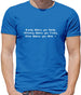 Brandy Makes You Randy, Whiskey Makes You Frisky Wine Makes You Mine Mens T-Shirt