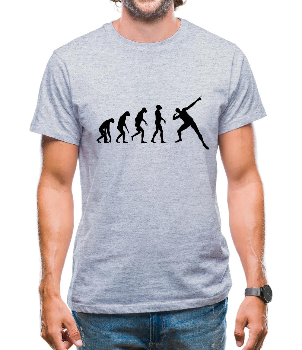 Evolution - Usain Bolt Mens T-Shirt