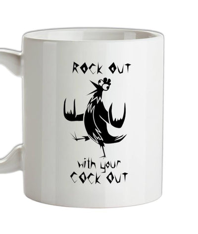 Rock out with your cock out Ceramic Mug