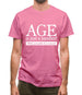 age is just a number- actually its a word Mens T-Shirt