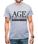 age is just a number- actually its a word Mens T-Shirt