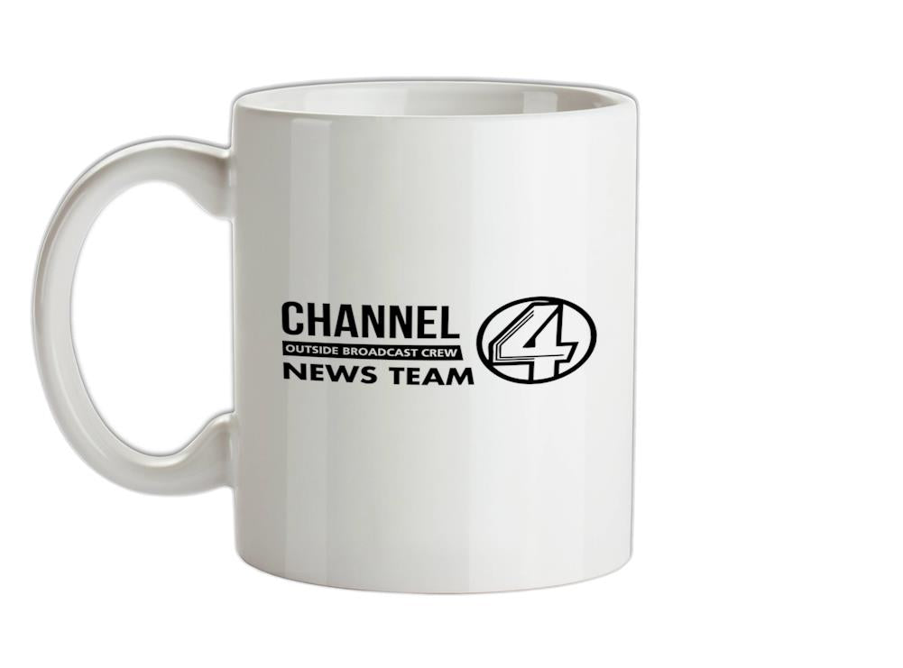 Anchorman - channel 4 outside broadcast Ceramic Mug