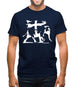 Banksy - Bomb Elephant Mens T-Shirt