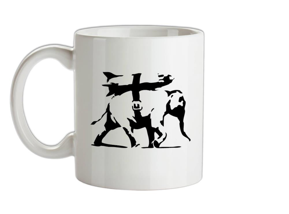 Banksy - Bomb Elephant Ceramic Mug
