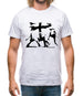 Banksy - Bomb Elephant Mens T-Shirt