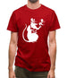 Banksy Listening Rat Mens T-Shirt