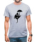 Banksy Flying Rat Mens T-Shirt