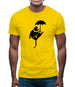 Banksy Flying Rat Mens T-Shirt