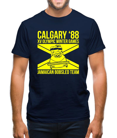 Calgary 88 Jamaican Bobsleigh Team Mens T-Shirt