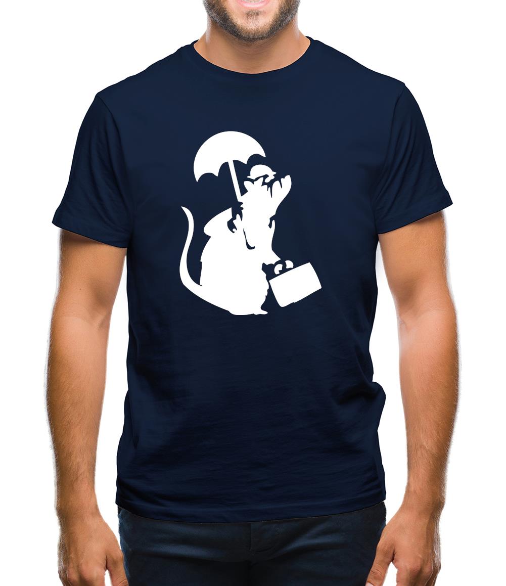 Banksy - Executive Rat Mens T-Shirt