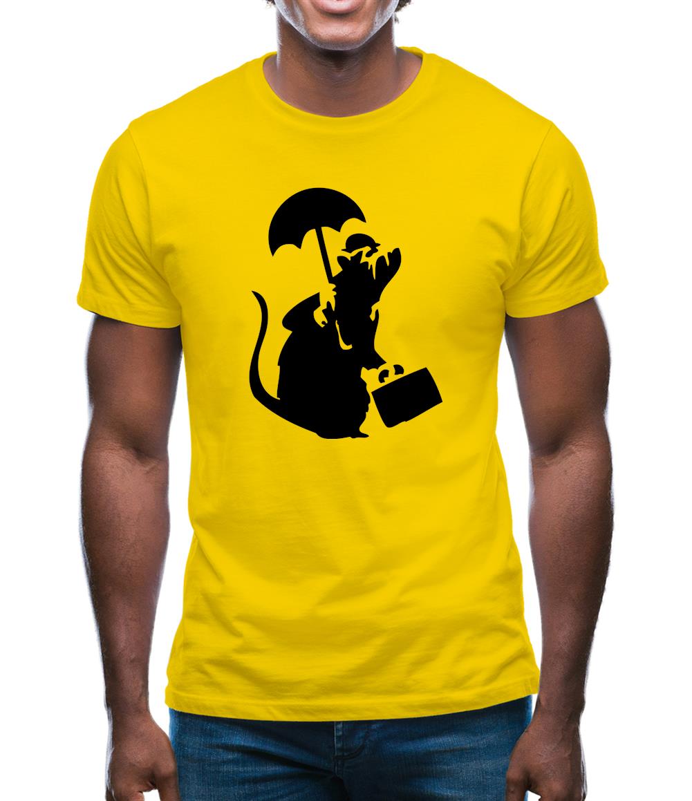 Banksy - Executive Rat Mens T-Shirt