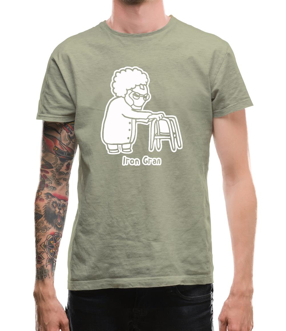 Iron Gran Mens T-Shirt