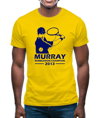 Andy Murray Wimbledon Champion Mens T-Shirt