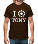 I Heart Tony Stark Mens T-Shirt