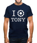 I Heart Tony Stark Mens T-Shirt